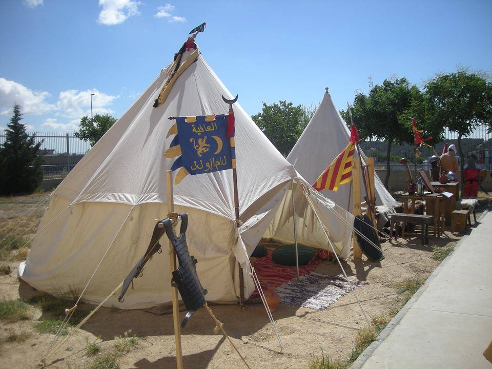 Campamento medieval jornada multicultural colegio Valdespartera