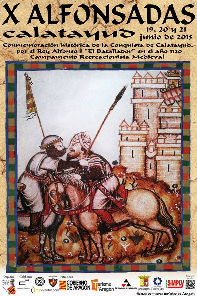 Cartel de las Alfonsadas de Calatayud